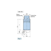 Basic Holder 90º TYPE F Right Angle Type HSK-T 63/100 - Big-tools Industrial Supply Tools for Metal Cutting